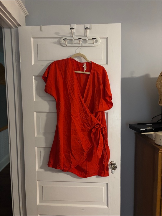 Amadi Dresses & Skirts - Red Wrap Dress